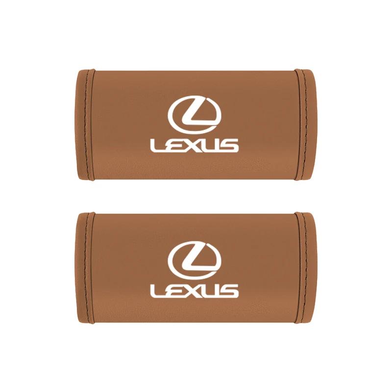 THQP1 2Pc Car Anti Slip Pull Glove Car Interior Leather Handle Protector Cover For Lexus GS300 LS RX300 IS250 RX IS350 IS200 UX250h UX