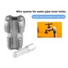 Punching PVC Pipe Threader Kit Plastic Drill Bit Die Kit Internal Thread Opener Hand Tool