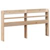 Wooden Bed Frame with Headboard without Mattress 135 x 190 cm