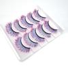 Colorful Fake Eyelashes Gradient Manga False Lashes Unique Colored Fake Eyelashes  Stage Makeup