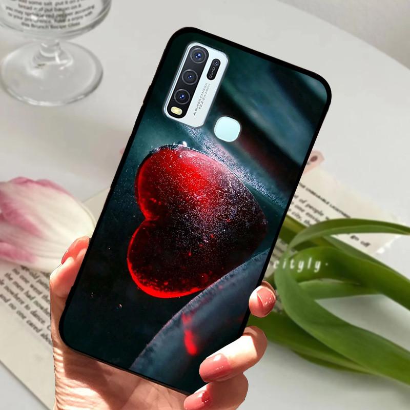 Для Vivo Y30 1938 Y50 1935 Чехол животное Силиконовый Мягкий ТПУ Задние крышки Для Vivo Y 30 50 Y30 2020 Чехол Защитный Мультяшный Funda