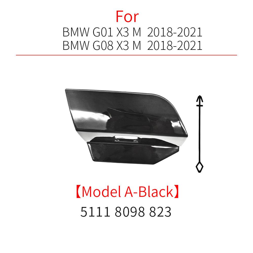Для BMW G01 G02 M Sport Автомобиль Передний Бампер Крышка Заглушка Буксировочного Крюка Аксессуар Черный Для BMW X3 M X4 M Серии 2018-2024 51118064606