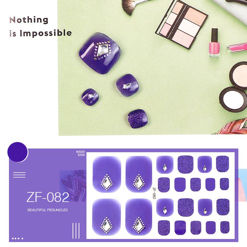 Наклейки на ногти с 3D-ромбовидным узором: Водостойкий, долговечный, отбеливающий для ног