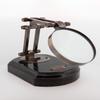 Vintage Brown Magnifying Glass – Decorative Desk Accessory, 12 Cm