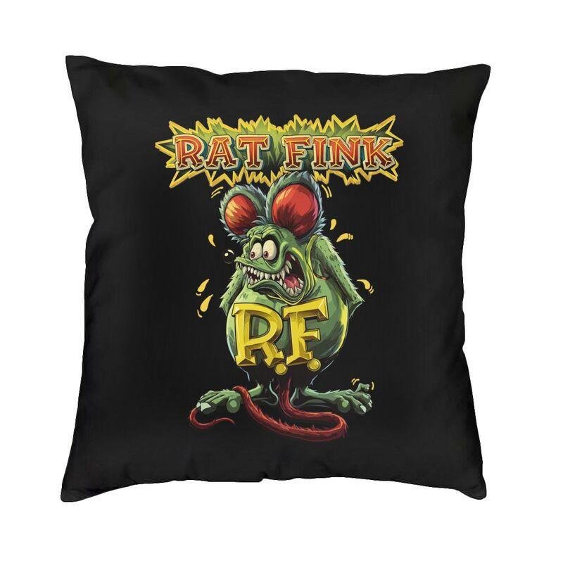 Rat Fink Rat Fink Анимация Аниме Мультфильм Квадратная Наволочка для Подушки Домашний Декор 3D Двусторонняя Печать Чехол на Подушку для Дивана