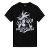 Dragon Ball T-shirt Summer Animation Japanese Periphery Wukong Saiyan Pure Cotton Men's and Women's Same Short Sleeves