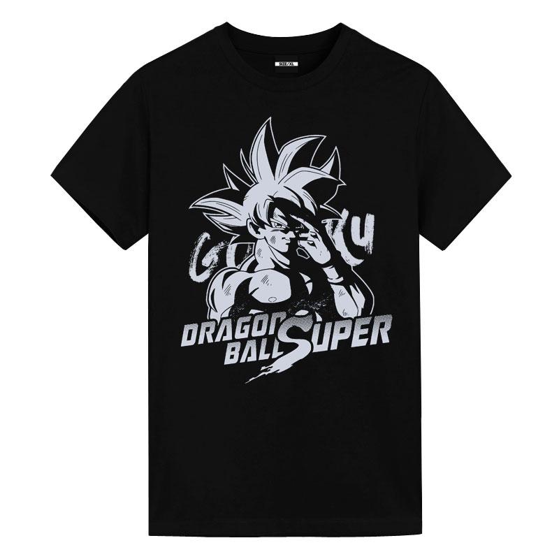 Dragon Ball T-shirt Summer Animation Japanese Periphery Wukong Saiyan Pure Cotton Men's and Women's Same Short Sleeves