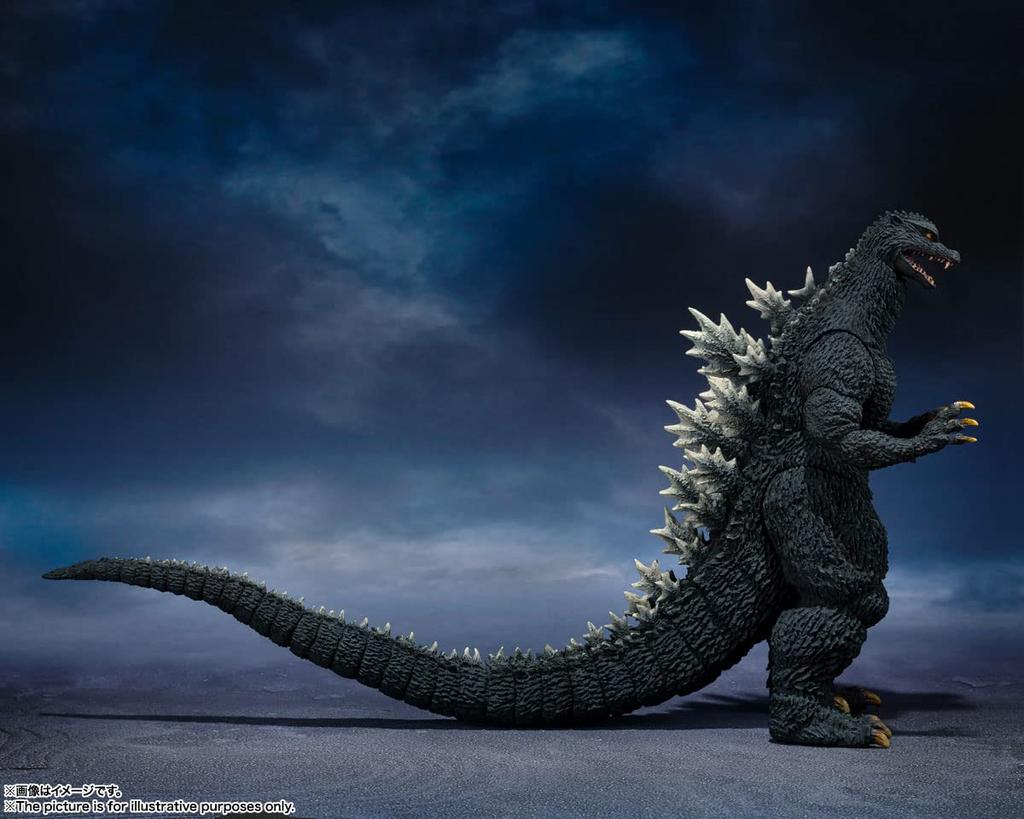 TAMASHII NATIONS Monster Arts Godzilla 160mm PVC Painted Movable Figure BAS62987 S.H. (2004) Approx.