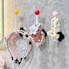 Hair Tie Organizer Wall Hook Self Adhesive Bathroom Storage Rack for Hair Bands Scrunchies Headbands No Drill Damage Free