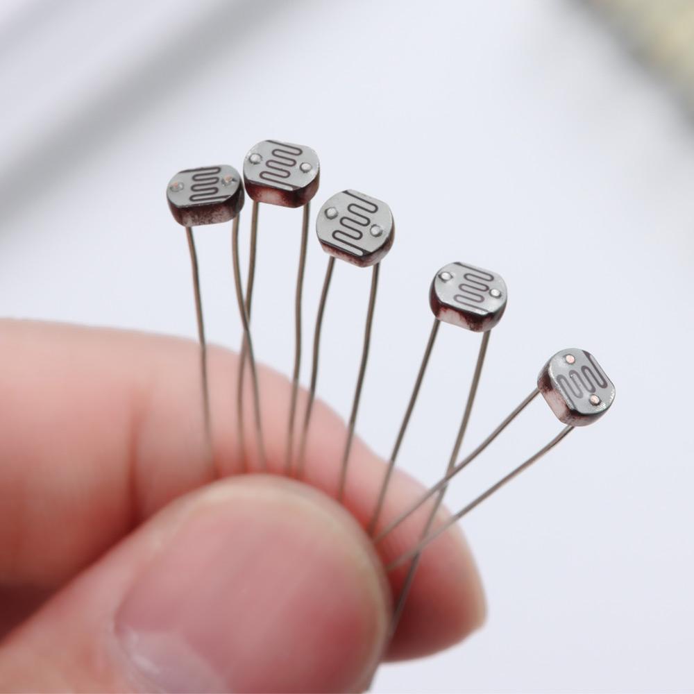 20/30/50PCS Top 5mm Resistance Sensor GL5516 Photoresistor Light-Dependent Resistor