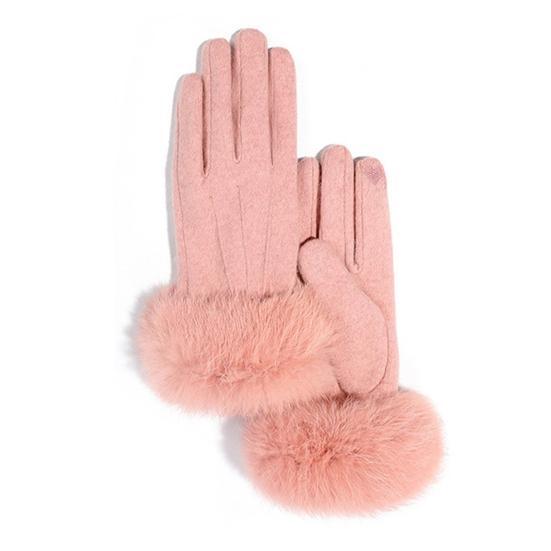 Fantastic Mittens Full Fingers Fuzzy Anti-slip Soft Women