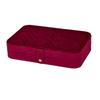 Large Capacity Velvet Jewelry Holder Bracelet Earrings Jewelry Storage Case  Travel