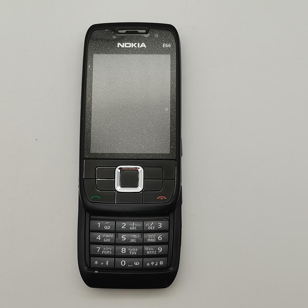 Восстановленный оригинальный мобильный телефон Nokia E66 с 1 SIM-картой