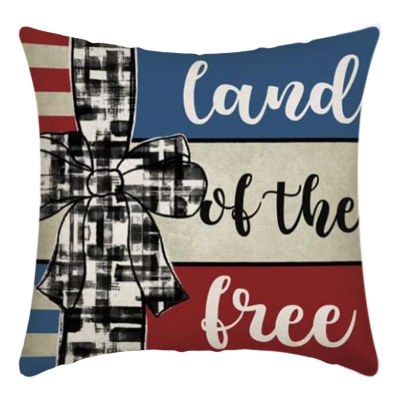 Новая наволочка-подушка ко Дню независимости, скандинавская льняная наволочка