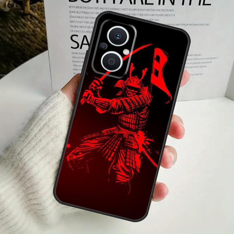 Чехол для телефона Самурайская маска Демон Для OPPO Reno 8 7 Lite 8T 11 12 13 14 14F 10 Pro OPPO Find X8 X6 X5 X9 Pro