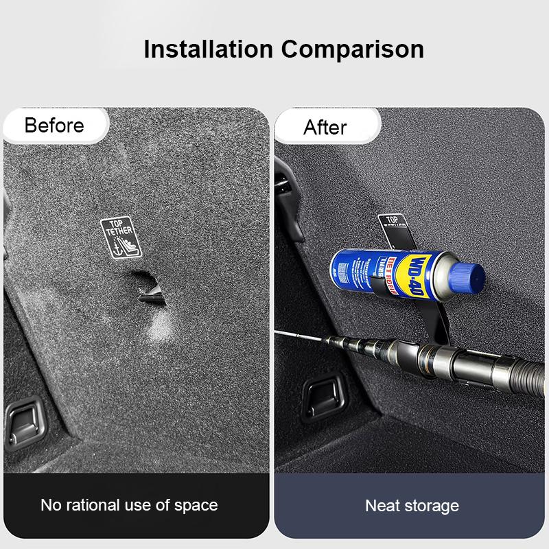 2Pcs Car Umbrella Hook Holder Trunk for Wet Umbrella Storage Interior Hanging Hook for Volvo XC60 V60 XC90 V90 Car Accessory