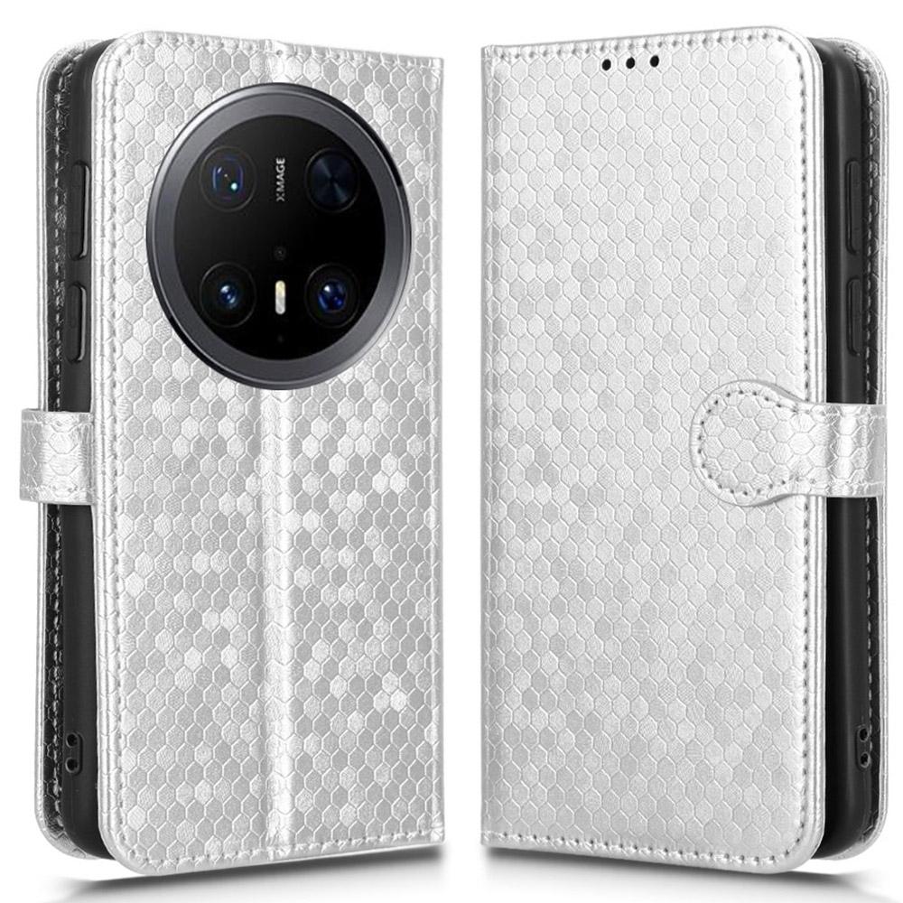 Для Huawei Mate 70 Pro+/70 Pro Чехол-кошелек Тиснение в горошек Искусственная кожа Чехол для телефона