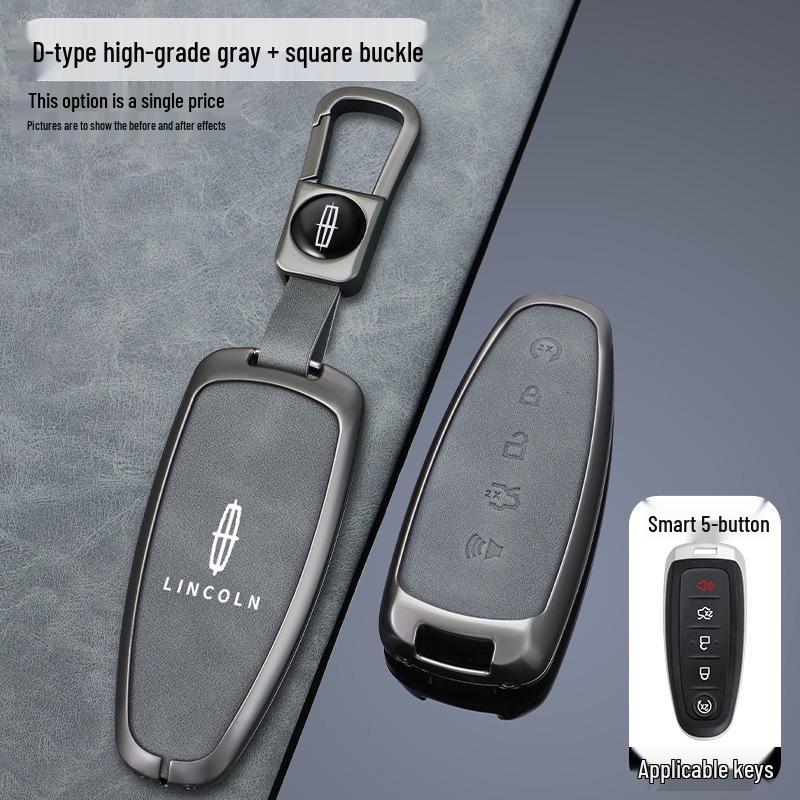Премиальный чехол для ключа, совместимый с Lincoln MKT и Lincoln Navigator 2011-2013 годов, с высококачественной пряжкой