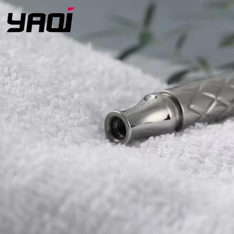 YAQI Harlequin Polished 303 Stainless Steel Safety Razor Handle Men's Grooming Accessory Classic Shaving Tool