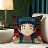 The Apothecary Diaries Maomao Square Double-Sided printed Pillow Case Bedroom Bedside Pillow Sofa Cushion Cover