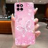 For Infinix Smart 6 HD Case Silicone Luxury Fashion Butterfly Flower Clear Soft TPU Phone Cover for Infinix X6512 Smart6 HD Case