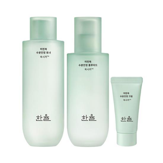 Hanyul Young Artemisia Moisture Soothing 2-piece Set (Toner 150ml + Fluid 125ml)