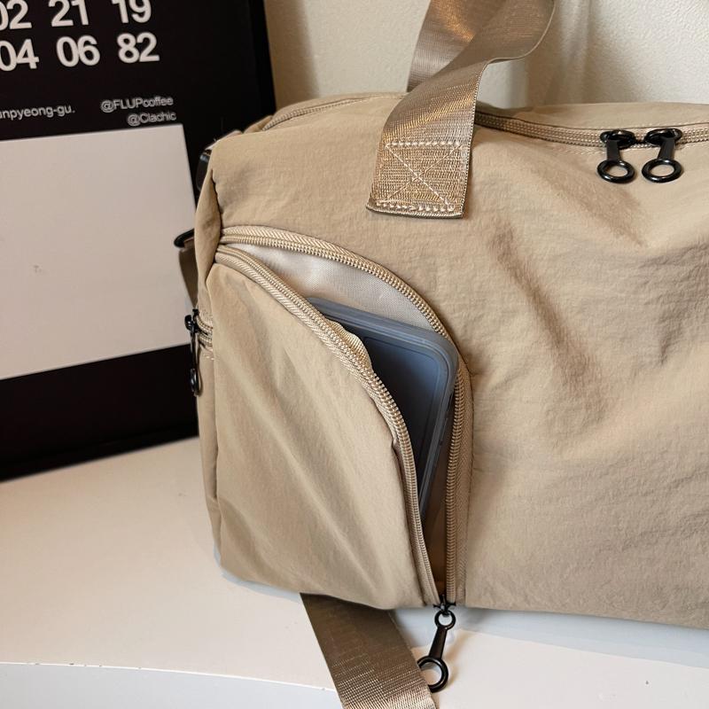 Дорожная сумка на короткие расстояния, женская сумка большой вместимости, мужская спортивная сумка, раздельный дорожный мешок для сухих и влажных вещей