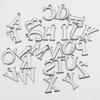 A-Z Intials Letter Stainless Steel Charms,DIY Making Accessories Alphabet Pendant Bracelets,Support Wholesale Jewelry