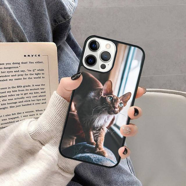 Животное Сфинкс Безволосая кошка Чехол для телефона для iPhone 16 15 SE2020 13 14 11 12 Mini Pro Max 6 7 8 Plus coque fundas Оболочка