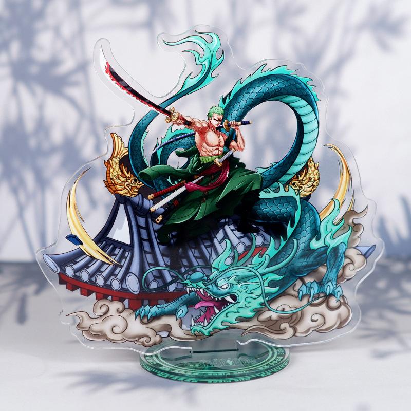 Аниме One Piece Луффи Шарлотта Линлин Эдвард Ньюгейт Дофламинго Кузан Джинбей Акриловые Фигурки-Подставки Игрушки Украшение