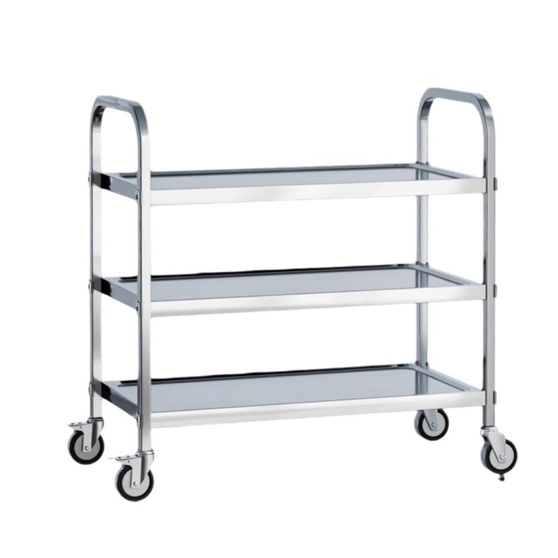Lijia Stainless Steel 3-Tier Serving Cart