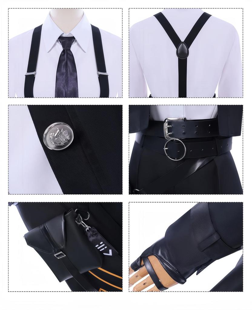 Koi To Shinsou Cosplay Protagonist and Female Protagonist Shinsou Hunter Koi Shinsou Cosplay Combat Uniform Popular Game Costume That Cuts Through the