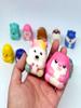 6/12/24/48 PCS Squishy Animal Pinch PU Slow Rebound Cartoon Twisted Egg Doll Fun Stress Relieving Toy Party Favors
