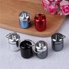 Mini Waterproof Aluminum Alloy Pill Box Case Bottle Cache Drug Holder Container Keychain Storage Tank