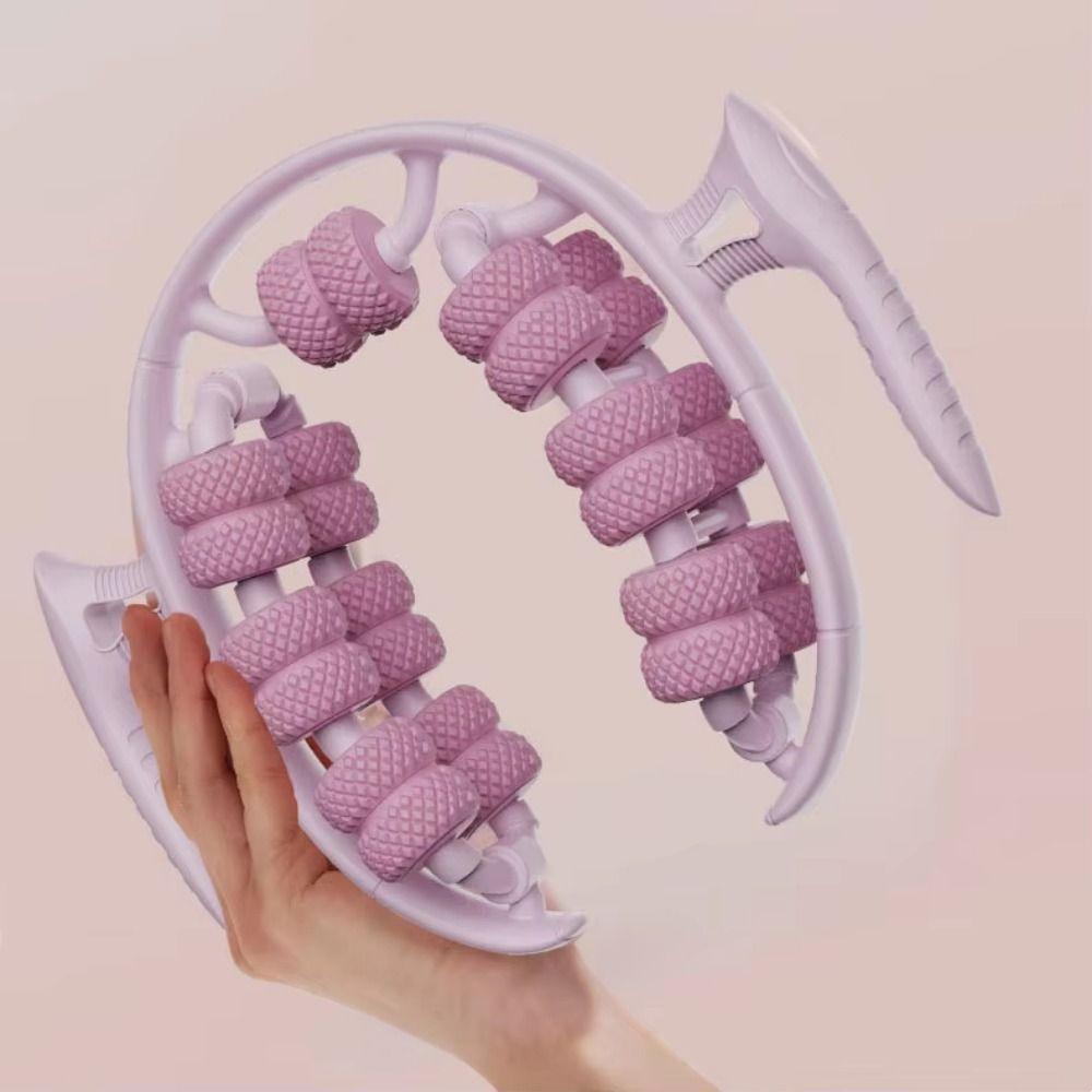 26 Wheel Cellulite Massager 360-degree Rotation Manual Muscle Massager Roller  Yoga Fitness