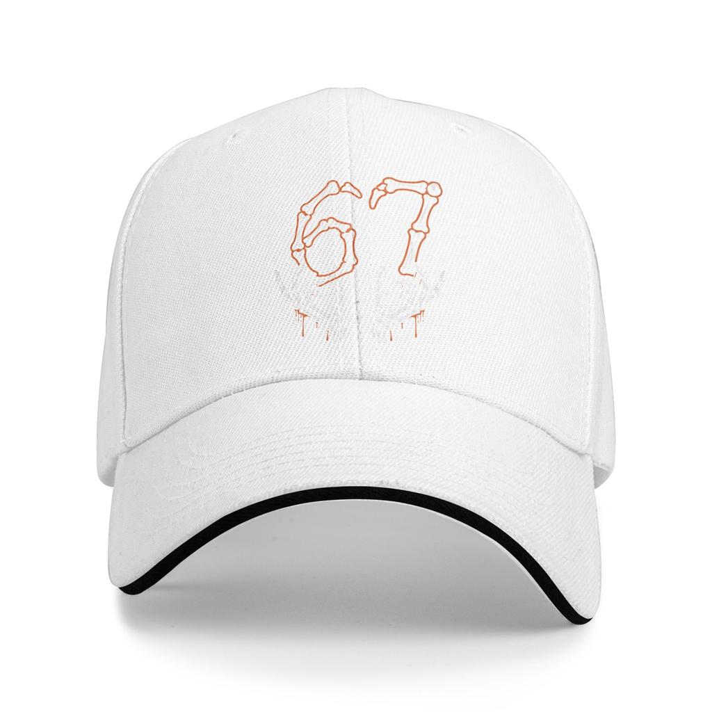 67 Meme Six Seven Halloween Baseball Cap Outdoor Sport Sun Visor Hip Hop Hats Men Women Fashion Design Snapback Cap