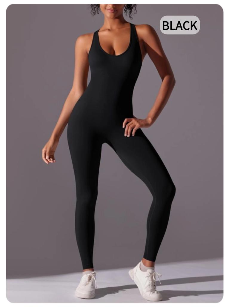 Women's fitness sets, women's yoga clothes, sports wear, women's sports jumpsuits, stretch fitness clothes, sexy tank top style jumpsuits