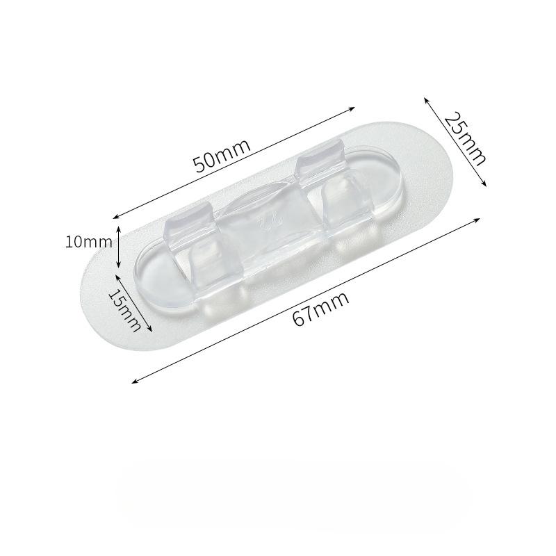 10 шт. фиксатор для проводов, не требующий пробивки, настенный кабельный органайзер с самоклеящейся высоковязкой основой для хранения и фиксации