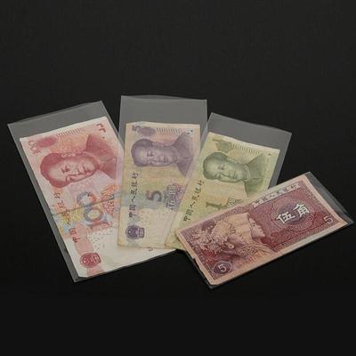 4 размера держатели для банкнот бумажных денег марки OPP пакеты 100 шт.