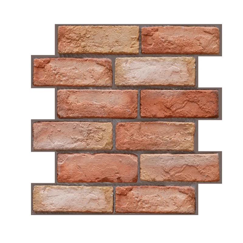 3D Наклейки на стену под кирпич 30x30 см DIY Съемные Самоклеящиеся Водонепроницаемые Обои Декор для Гостиной Кухни