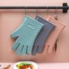 Kitchen Microwave Silicone Heat Insulation Gloves High Temperature Resistant Heat Resistant Non-slip Waterproof Oven Premium Silicone Gloves