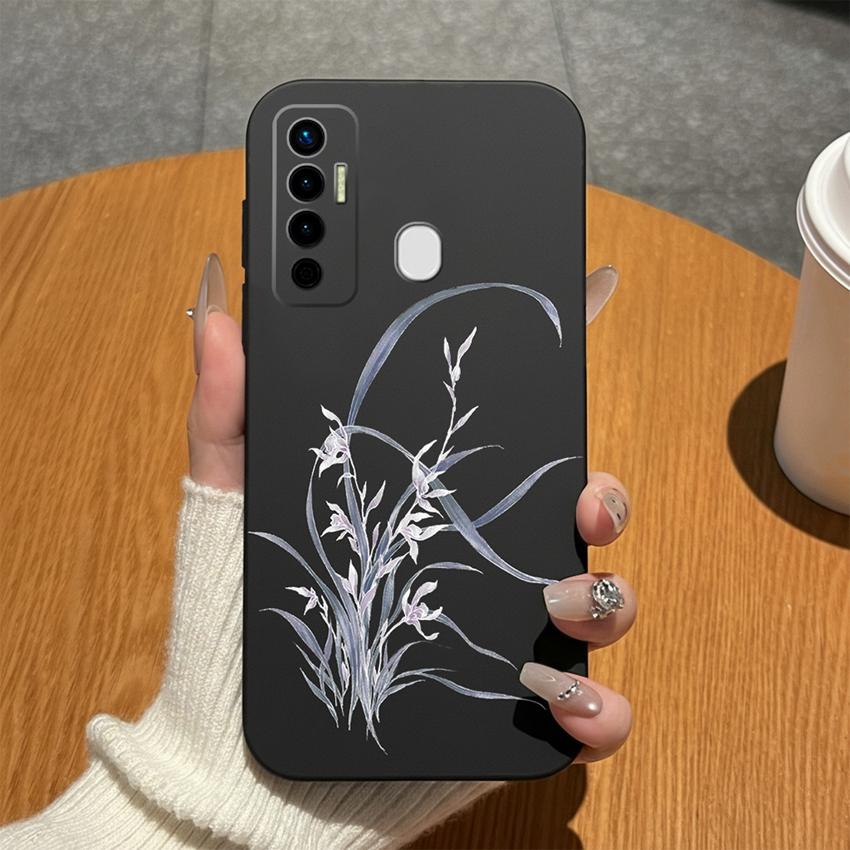 Чехол для телефона Tecno Camon 17 Pro 17P Абстрактные узоры Легкий Мягкий Матовый Силиконовый Корпус Для Tecno Camon 17Pro Бампер