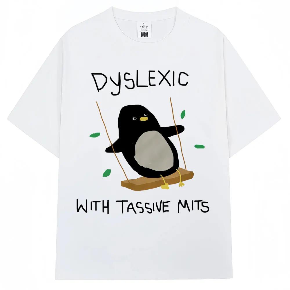 Camiseta para Dislexia con divertidas camisetas creativas para fanticas de animales tasssive con pinturas de moda