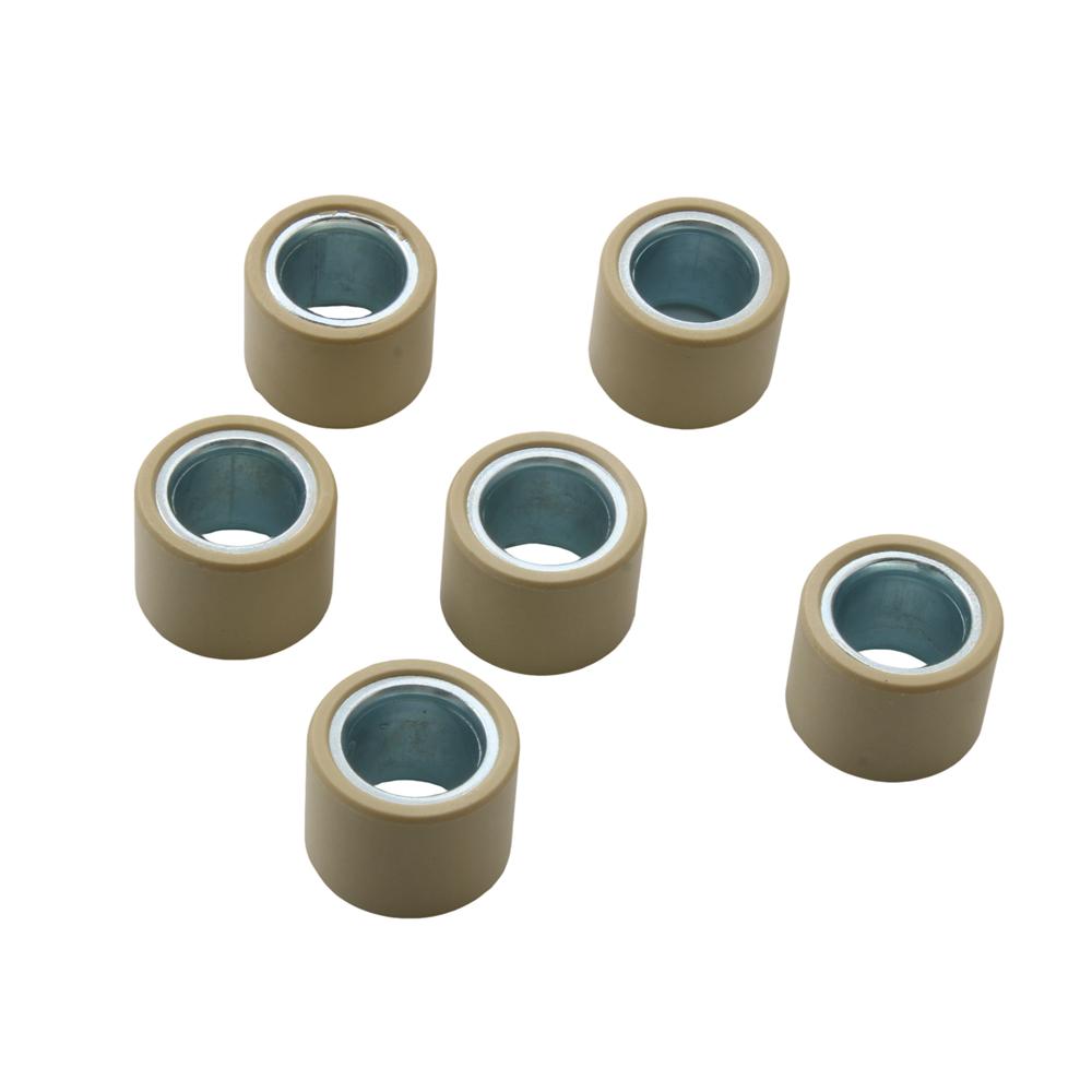 6PC Racing SH300 SH350 Variator Roller 16g 17g 18g 19g 20g 21g Weights 23x18mm For Honda Forza 300 350 ADV 350cc Scooter Engine