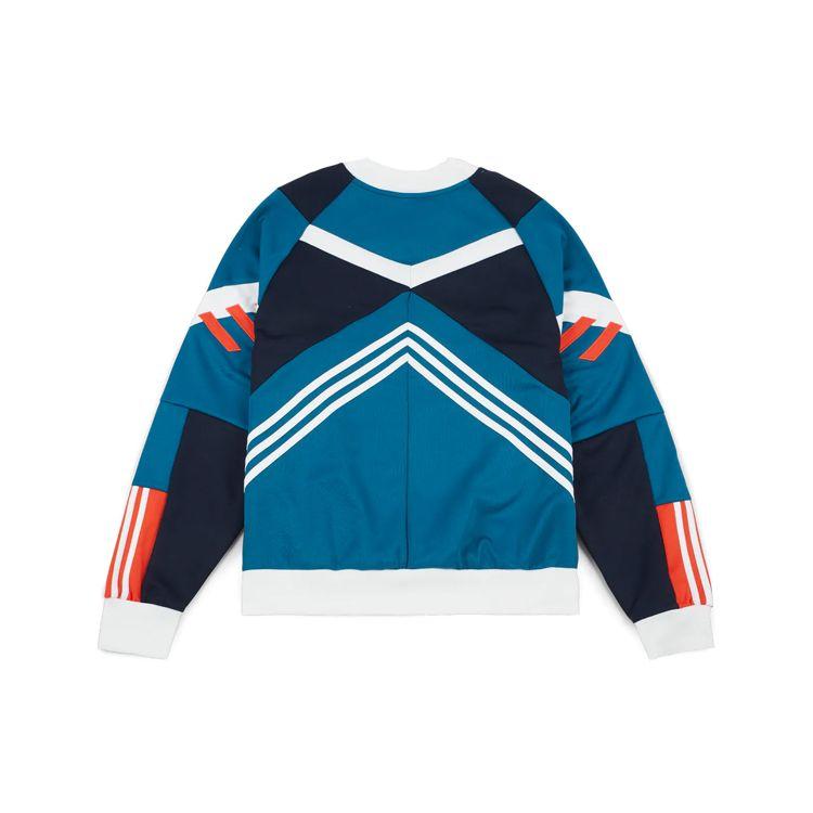 Adidas Оригинальный трилистник с логотипом и контрастным спортивным свободным кроем, толстовка с круглым вырезом, мужская толстовка, разноцветная, CE4851