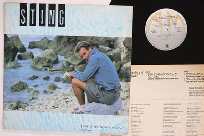 12-дюймовая пластинка STING  Love Is The Seventh Wave AMP12007PROMO AM 1985 Япония Рок Б/у