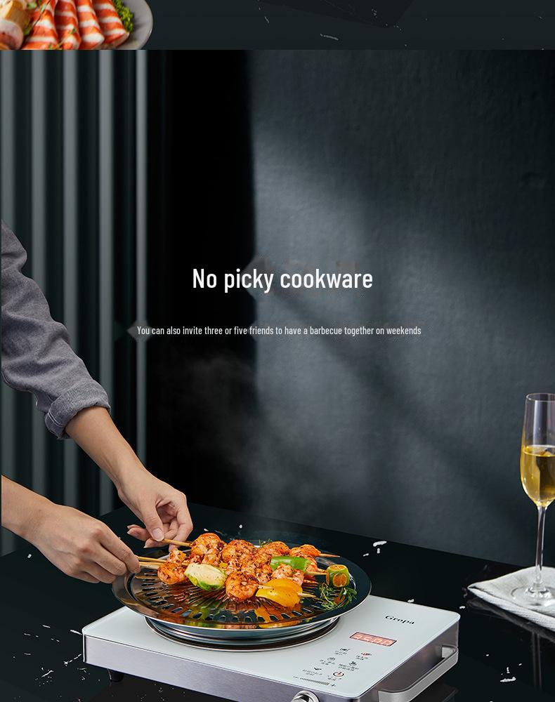 Gropa электрическая керамическая индукционная плита для домашнего чая и нагрева воды