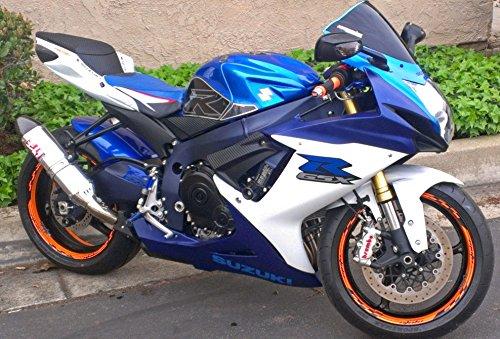MOTOINKZ GP2 17-дюймовые наклейки на диски, универсальная посадка (красный)