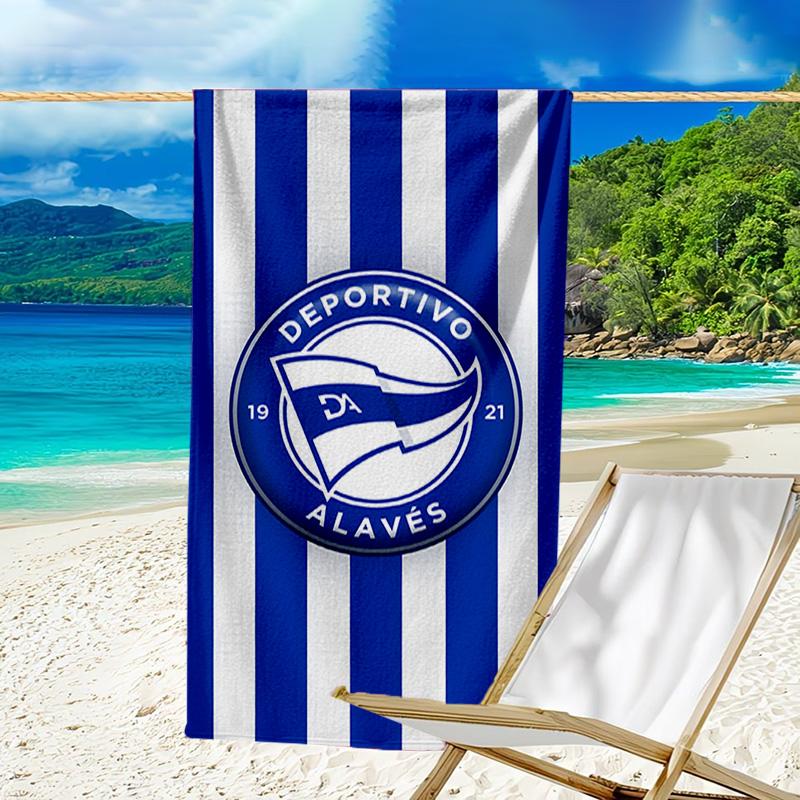 Deportivo FC Printed Beach Towel, Super Soft Microfiber, Perfect Gift Birthday, for Pool, Beach, Travel, for family and friends