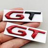 BHF1 For VW VOLKSWAGEN 2026 New 3D Metal Car Sticker Logo GT Side Fender Rear Trunk Badge Emblem For Peugeot 308 408 208 508 3008 400 TO9